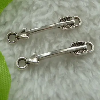 

300 pieces antique silver nice connectors 30x5mm #2813