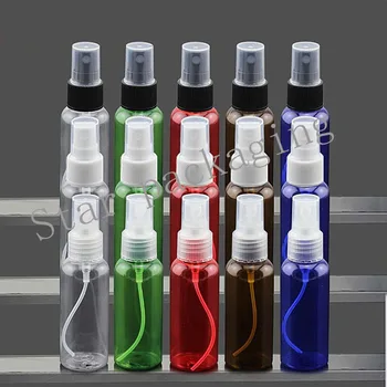 

new 50ml 50pcs/lot spray pump travel PET bottle for cosmetic packaging,1.7 oz plastic empty bottles for liquid medicine 50pc/lot