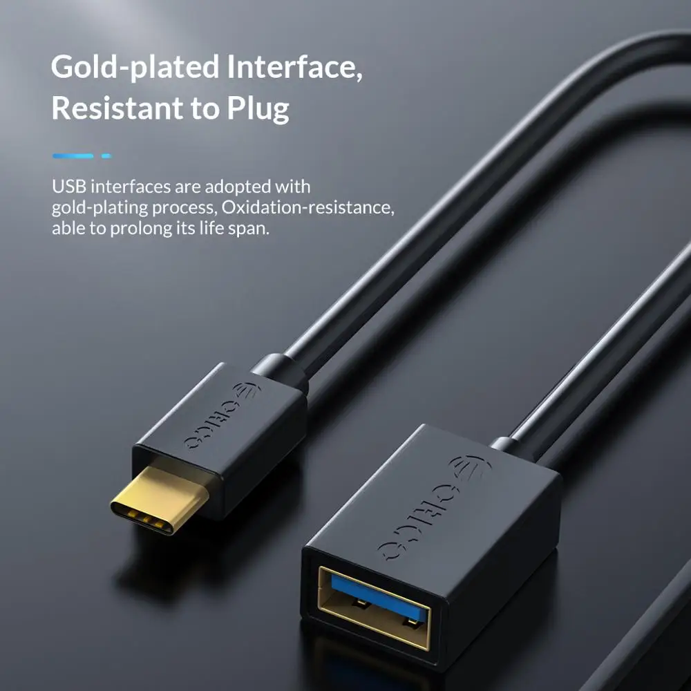 Удлинительный кабель ORICO USB3.0 Type C к Кабель адаптер для синхронизации данных