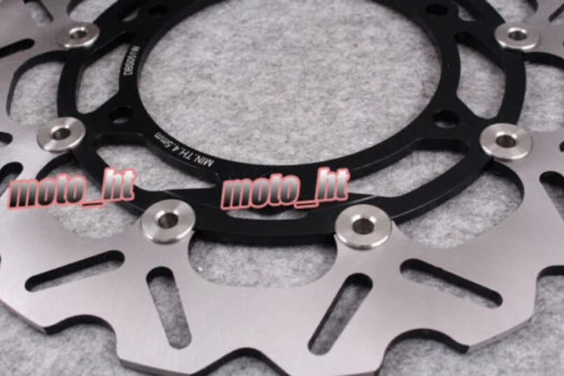 1 шт. ротор дисковых передних тормозов для Kawasaki Ninja 250R 2008 2009 2010 2011 черный