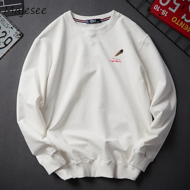 

Men No Hat Hoodies & Sweatshirts Mens Hoodie Full Sleeved Plus Size 6XL Sweatshirt Solid Loose Fashion New European Style Male