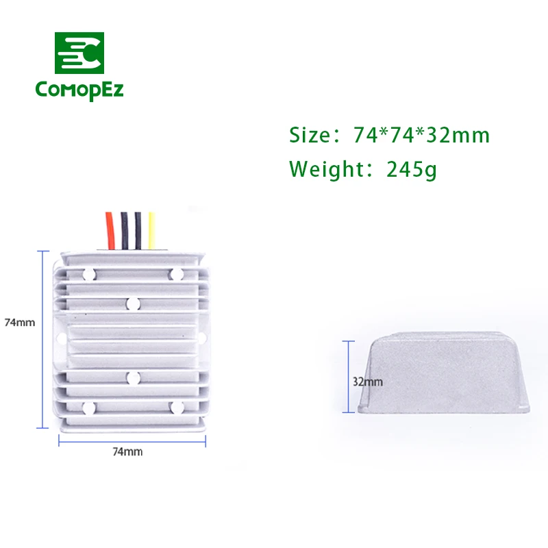 12 V-24 V постоянного тока до 80V 1.5A 120W DC преобразователь Step Up импульсный повышающий стабилизатор Напряжение трансформатор Питание для автомобилей промышленное оборудование