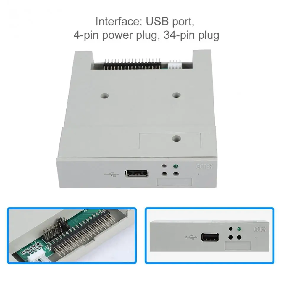 SFR1M44-U 3.5in 1,44 MB USB SSD дисковод эмулятор Plug and Play