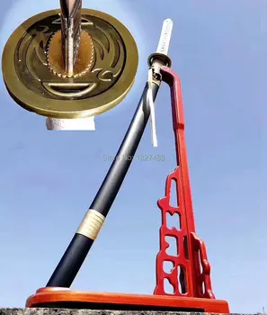 

hand forged 1095 high carbon steel japanese samurai real sword katana sharp blade full tang battle knife