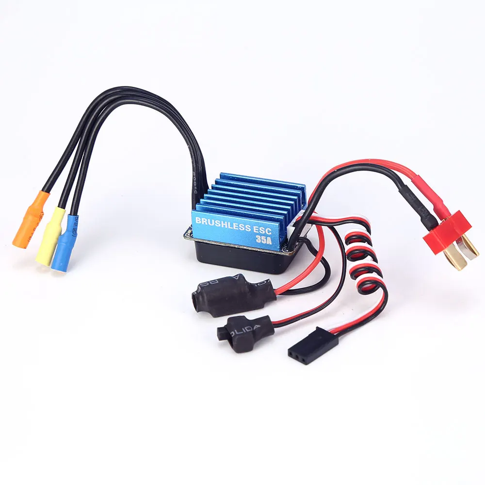 Бессенсорный бесщеточный двигатель SURPASS HOBBY 2845 3930KV 4P с 35A бесщеточным ESC Combo для 1/16
