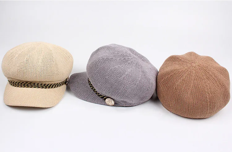 Hot Sale 2018 British Style New Breathable Cotton Beret Fashion Lady Outdoor Travel Leisure Sunshade Hat ACD03 (11)