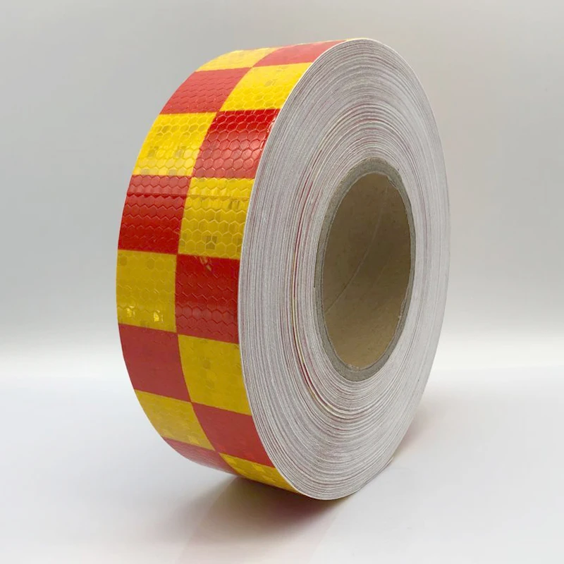5cmx10m Square Self-Adhesive Reflective Warning Tape for Body Signs