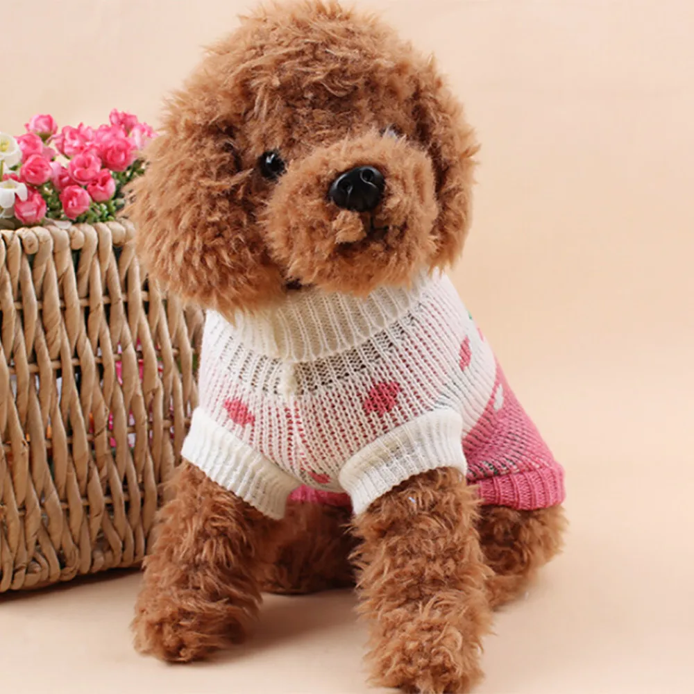 XS/S/M/L/XL/XXL мягкий свитер для маленьких собак щенков удобная одежда для домашних животных свитер трикотаж акрил#02