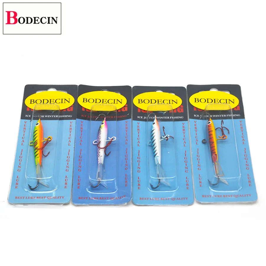 Ice Jigging Fishing Lure Lot Winter 1PCS Lead Fish Hard Metal Slow Jigs Jerkbait Fishing Artificial Bait Suit Tackle Fake Baits (5)