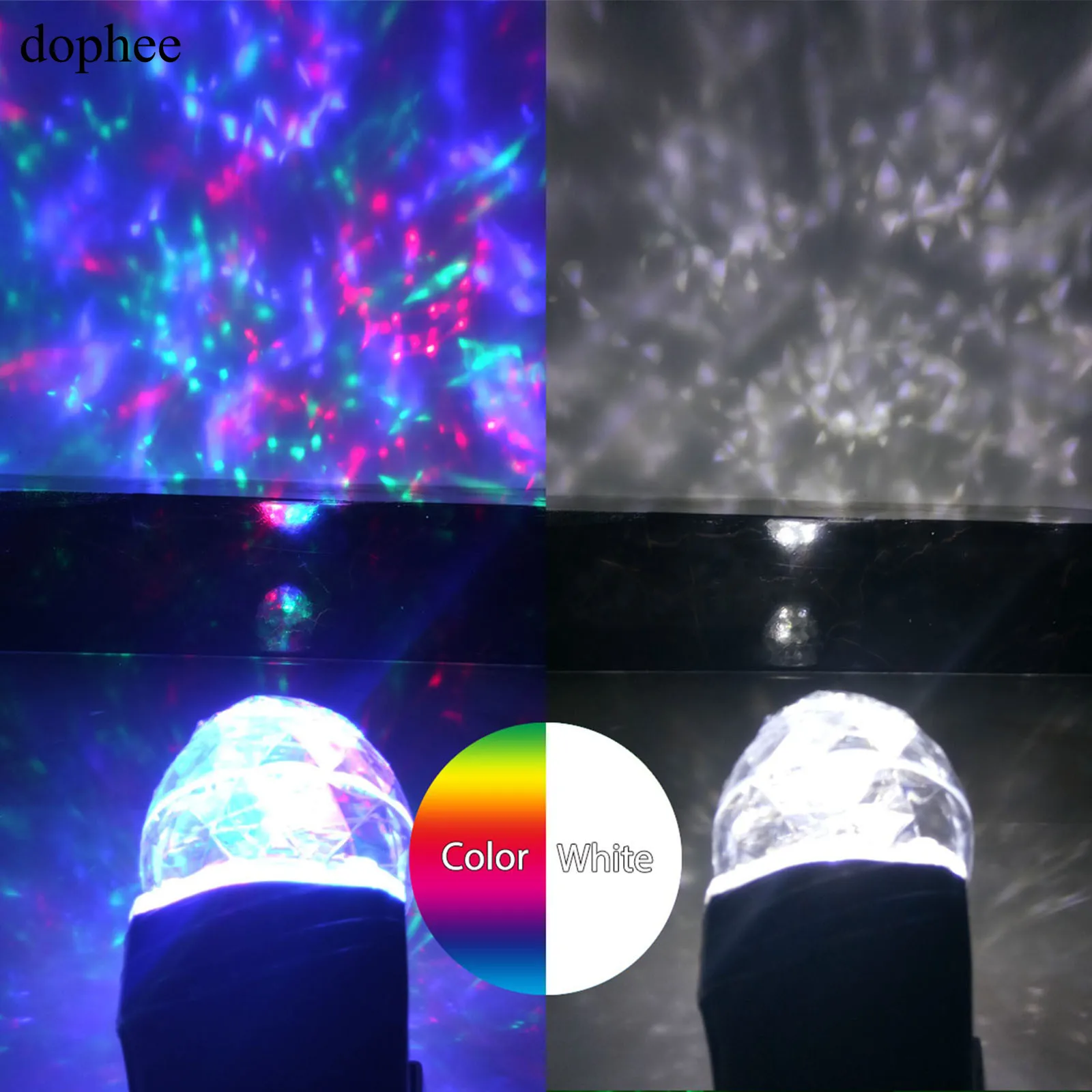 Dophee Outdoor Projector Lights Ip44 Waterproof And White Colour