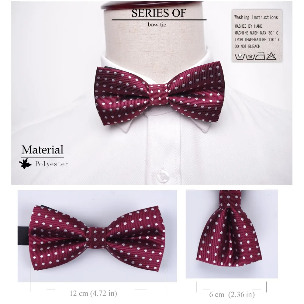 Men's Chic Multi Design Print Bow Tie-1