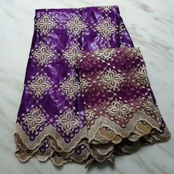 

2019 African Bazin Riche Getzner Lace Fabric,African Lace Fabric With Beads High Quality French Net Lace for patchwork sewing