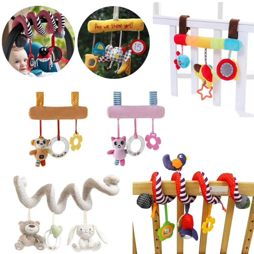 

Baby Rattle Mobiles toys Soft Infant Crib Bed Stroller Hanging Toy Baby Toddler Car Seat Educational Rattles Toys 10% off