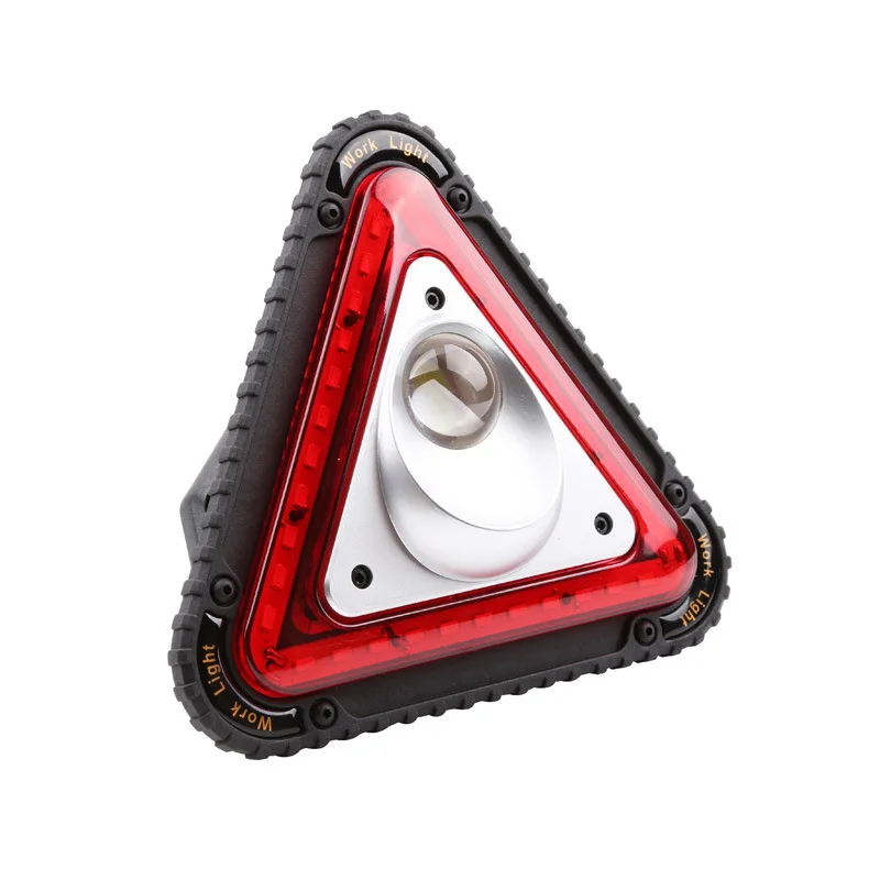 

Led car triangle warning light Floodlight USB Charging Emergency Flash Light