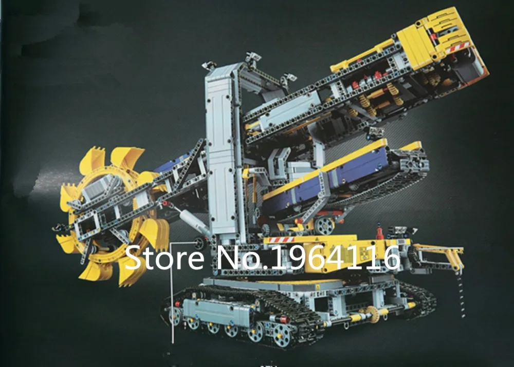 lego bucket wheel excavator problems