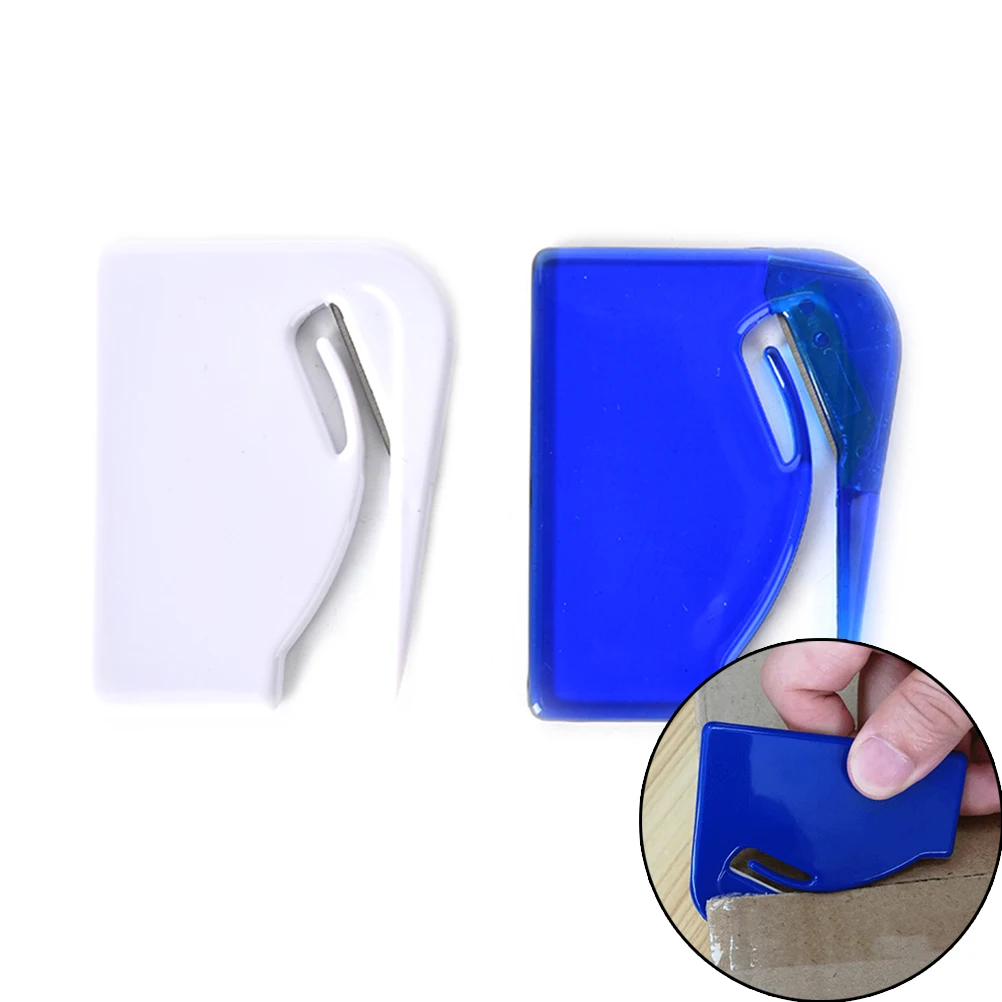 1x пластиковый прочный нож для открывания букв, бумажный нож для разрезания конвертов, офисное оборудование, принадлежности, безопасное лезвие