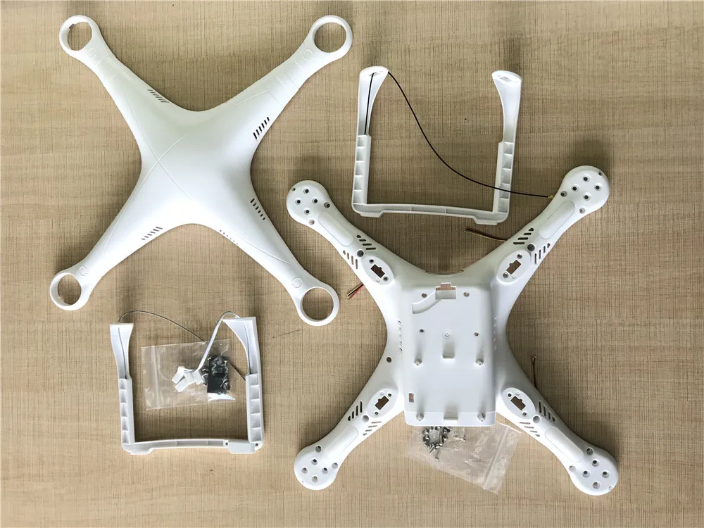 Подлинная DJI Phantom 3 SE корпус Верхняя Нижняя оболочка с винтами ESC шасси с компасом и антенной Запасная часть