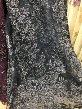 

Sophia-12.329 fashionable sequins tulle embroidery french net lace fabric for party dress