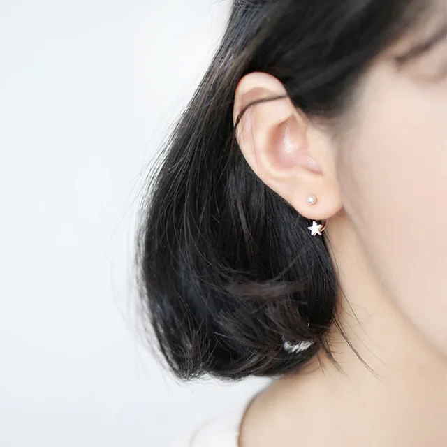 Newest Women Stars Earrings Korean Fashion Jewelry Female Handmade Newest Women Stars Earrings Korean Fashion Jewelry Female Handmade Stud Earring Ear Buckles For Gift