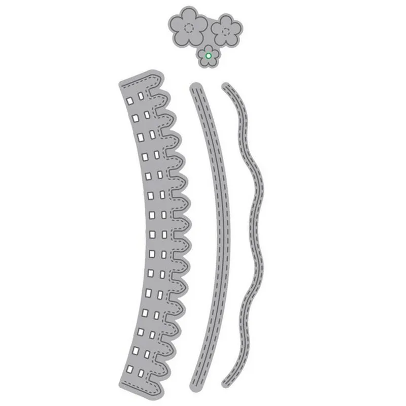 

GJCrafts Kinetic Curved Hills Die Set Metal Cutting Dies for Card Making Scrapbooking Album Embossing Stencil Craft New 2019 Die