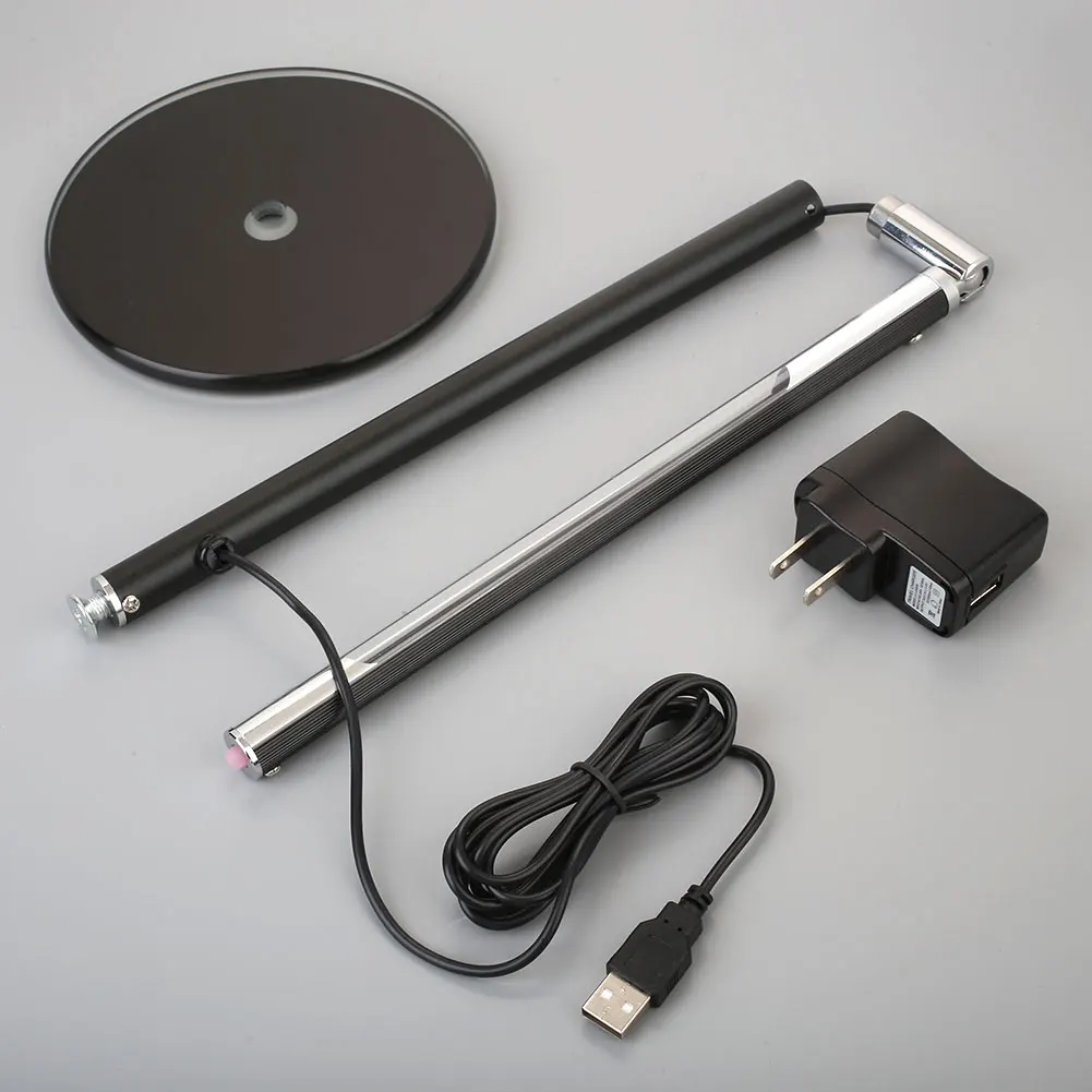 

Rotatable LED USB Desk Lamp Table Light Study Lighting Eye Protection Black