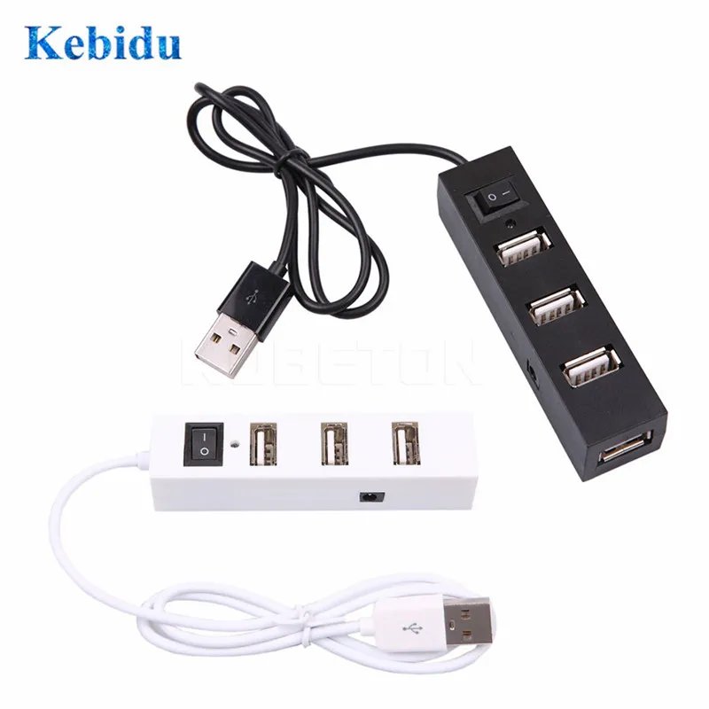 Разветвитель KEBIDU с 4 внешними USB портами для Windows XP Vista 7 Mac OS 9 1 USB2.0|external usb hub|usb hubusb hub