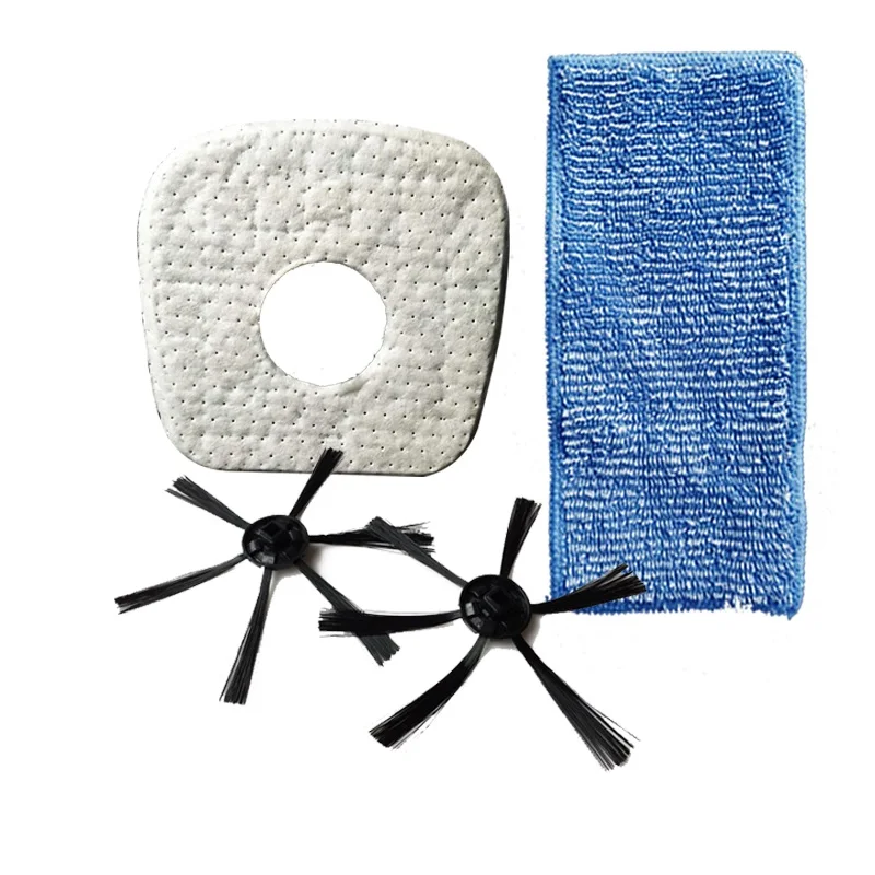 

2x side brush +1x filter +1x mop cloth replacement kit for Isweep S550 robot vacuum cleaner parts accessories