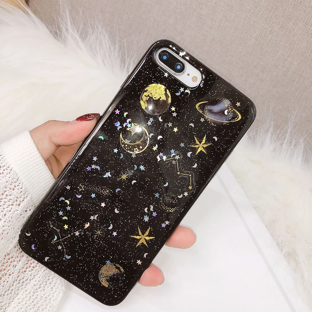 Mobile Accessories Cellphone Protective Sleeve Phone Case Glitter Powder Pattern Anti-scratch TPU For IPhoneX 7 8 7Plus 8plus Mobile Accessories Cellphone Protective Sleeve Phone Case Glitter Powder Pattern Anti-scratch TPU For IPhoneX 7 8 7Plus 8plus