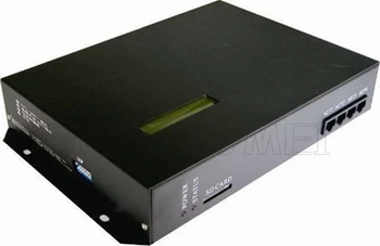 

T200K online/offline led pixel controller, can be controlled via PC, compatible WS2812 WS2811 6803 WS2801 IC RGB controller