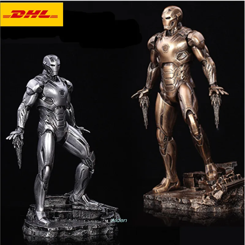 

13" Statue Avengers Infinity War Iron Man Tony Stark MK45 Full-Length Portrait GK Action Figure Collectible Model Toy 33CM B474