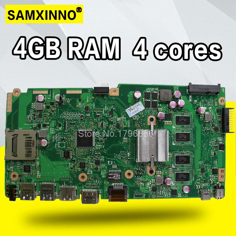 X540SA Laptop motherboard for ASUS VivoBook X540SA X540S X540 F540S Test original mainboard 4GB-RAM 4 cores