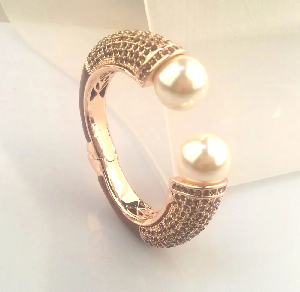 

GrayBirds Hight Quality Luxury Party Jewelry Enamel Bracelet Bangle For Women Anniversary Gift For Lady 2 Colors In Stock GB0397