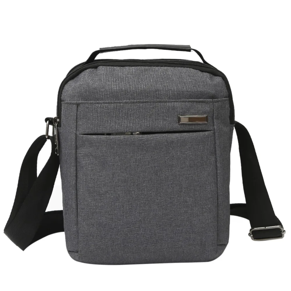 Men's Canvas Bags Business Meeting Portable Shoulder Bag Male Travel Packs Cool Flap Crossbody