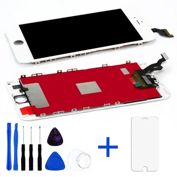 

1Pcs Grade AAA LCD Screen and Digitizer Assembly For Apple iPhone 6S Plus A1634 A1687 A1699 5.5 Display+Free Tempered Glass+Tool