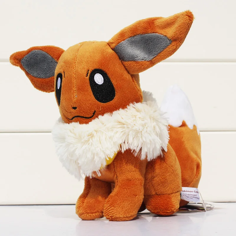 20 см Плюшевые игрушки Umbreon Eevee Espeon Jolteon Vaporeon Flareon Glaceon Leafeon животные мягкие куклы - Цвет: 8 Eevee