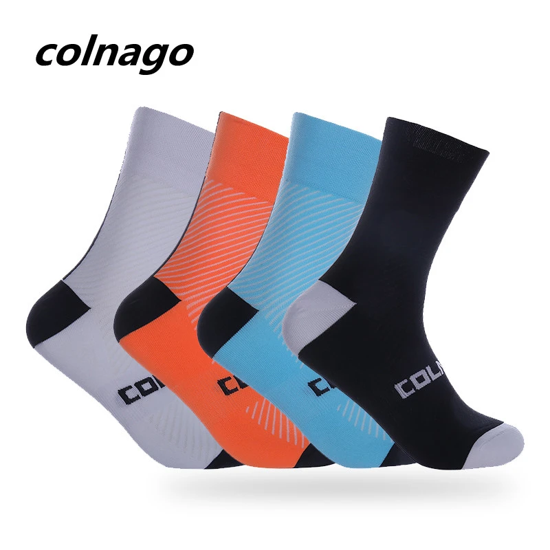 COLNAGO Cycling Socks Men Outdoor Mount Sports Wearproof Bike Footwear For Road