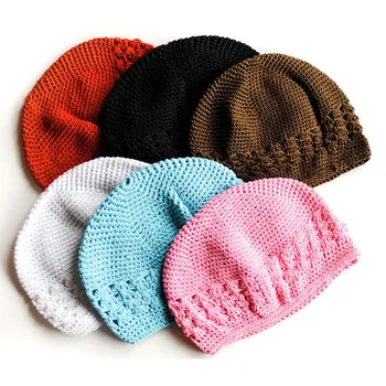 

Crochet Kufi Hat Girl baby kufi hat beanie 21 Colors and 2 Sizes - Baby Toddler Kufi Crochet Beanie Baby Kufi caps