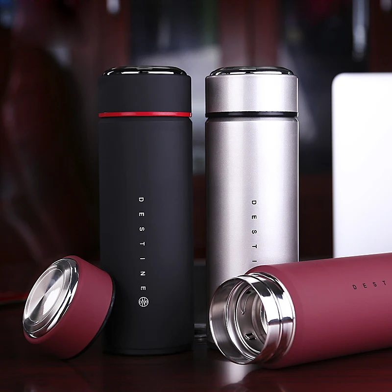 450ML Thermos Cup 304 Stainless Steel Insulated Mug With Tea Infuser