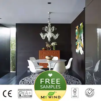 

2019 MY WIND lively gray Luxury Wallpaper Paper weave grasscloth 3D wallpapers designs european vintage wall papers