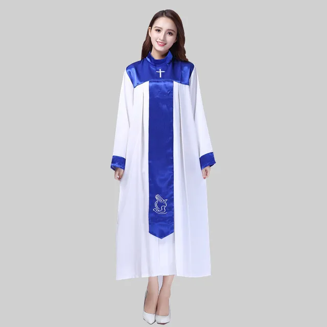 Christian Church Choir Dress Women Christian Sing Jesus Class Service
