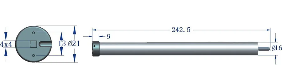 Электрические жалюзи Zemismart, трубка привод для штор умного дома DC12V RF433 Tubular для Broadlink, Трубка 20 мм