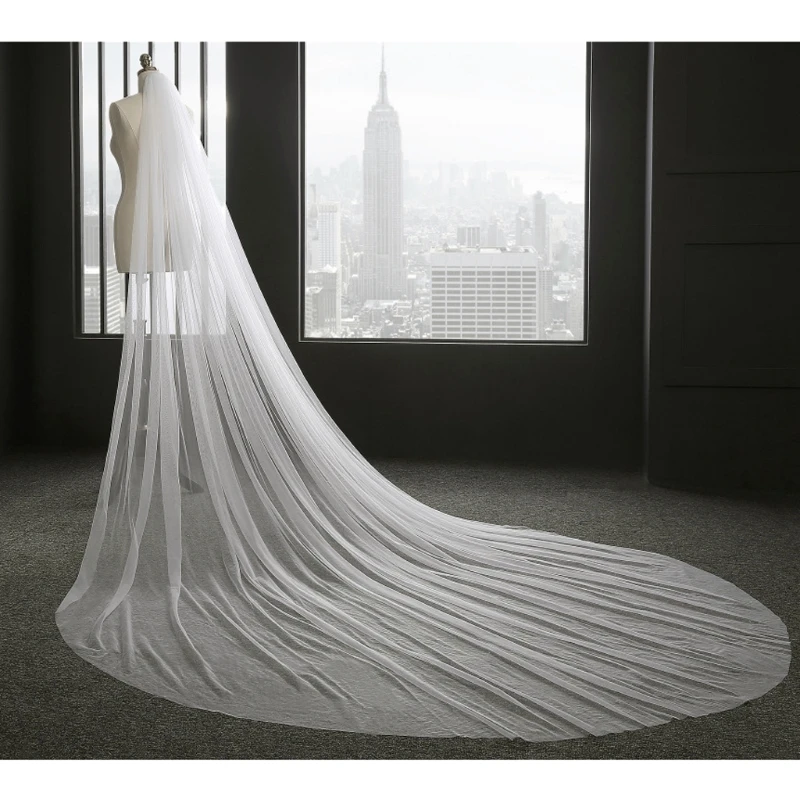 3M Elegant Wedding Veils Bride 1 And 2 Layers Bridal Wedding Veil Accessories