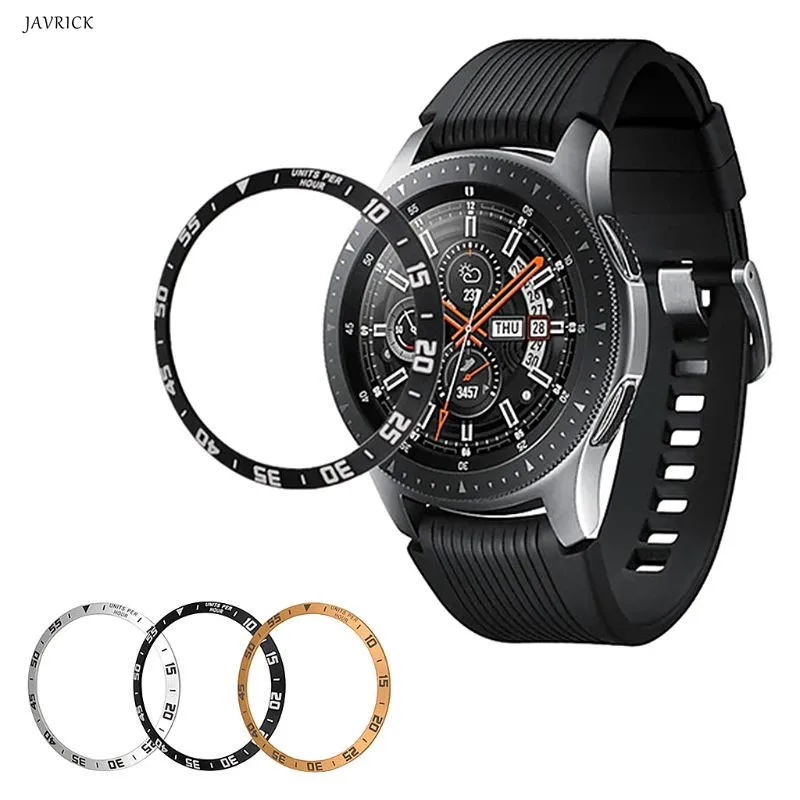 

Anti Scratch Metal Bezel Ring Adhesive Cover Tracker Replacement for Samsung Galaxy 42MM/46MM/Gear S3 Smart Watch Accessories