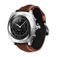 GEAK II Smart Uhr IPS Runde Touchscreen Unterstützung Android & iOS 1.26 Zoll Touchscreen Pulsmesser Schrittzähler Echt Smartwatch