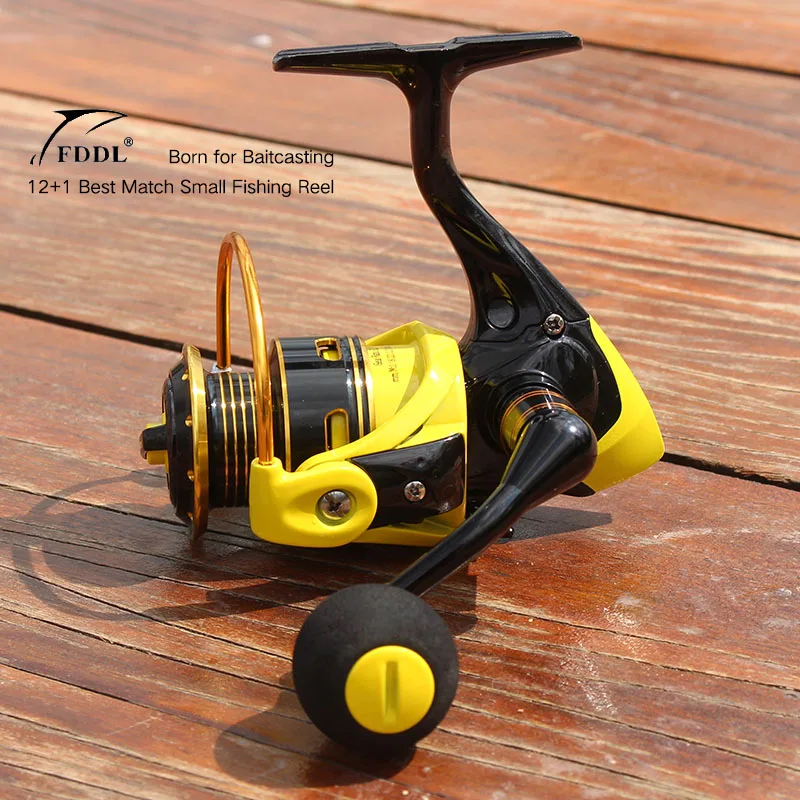 

Small Fishing Reel pesca baitcasting reel 12+1BB 5.2:1 Spinning Fishing Reel carretilhas de pescaria molinete para pesca