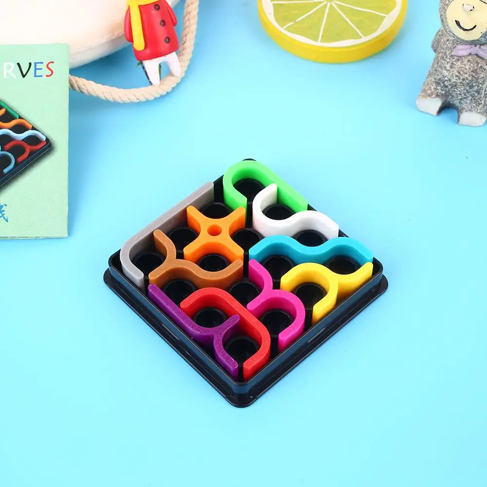 

10pcs/set Zcube New IQ link Puzzles Tetris Toys Child Jigsaw Puzzle Learning & Educational Toys For Children 3+ years Old