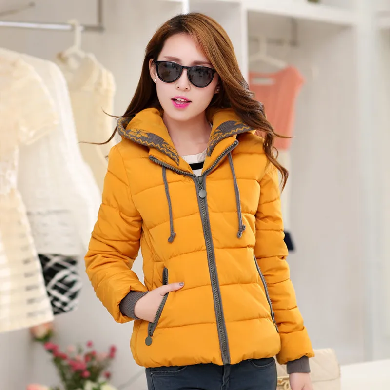 

2018 Hooded Parka Winter Jacket Women Thick Cotton Padded Coats Casaco Feminino Jaqueta Feminina Abrigos Mujer Invierno