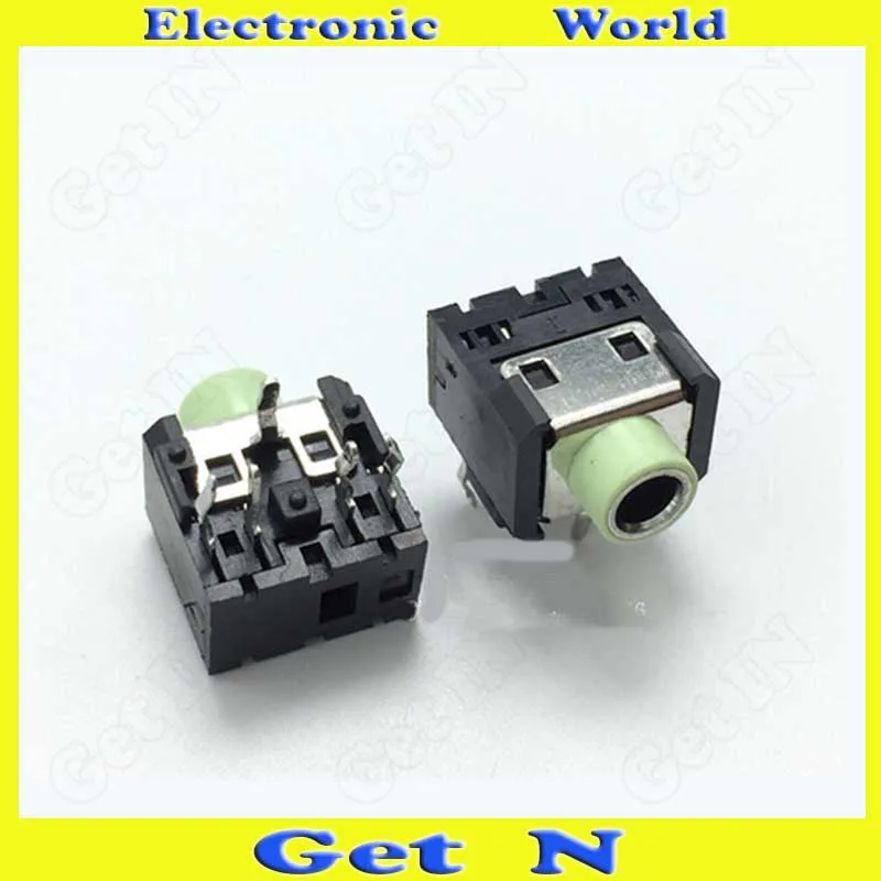500pcs PJ 306 Headphone Jack Connectors 3 5 Female Audio Connectors 5Pins with Column DIP