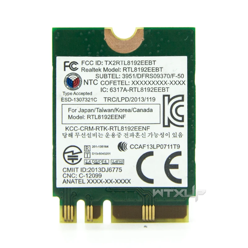 Ноутбук адаптер Wi-Fi RTL8192EEBT BT4.0 NGFF M.2 Card FRU 04W3804 для lenovo/Thinkpad X240 X240s T540 T540P T440 T440s T440P