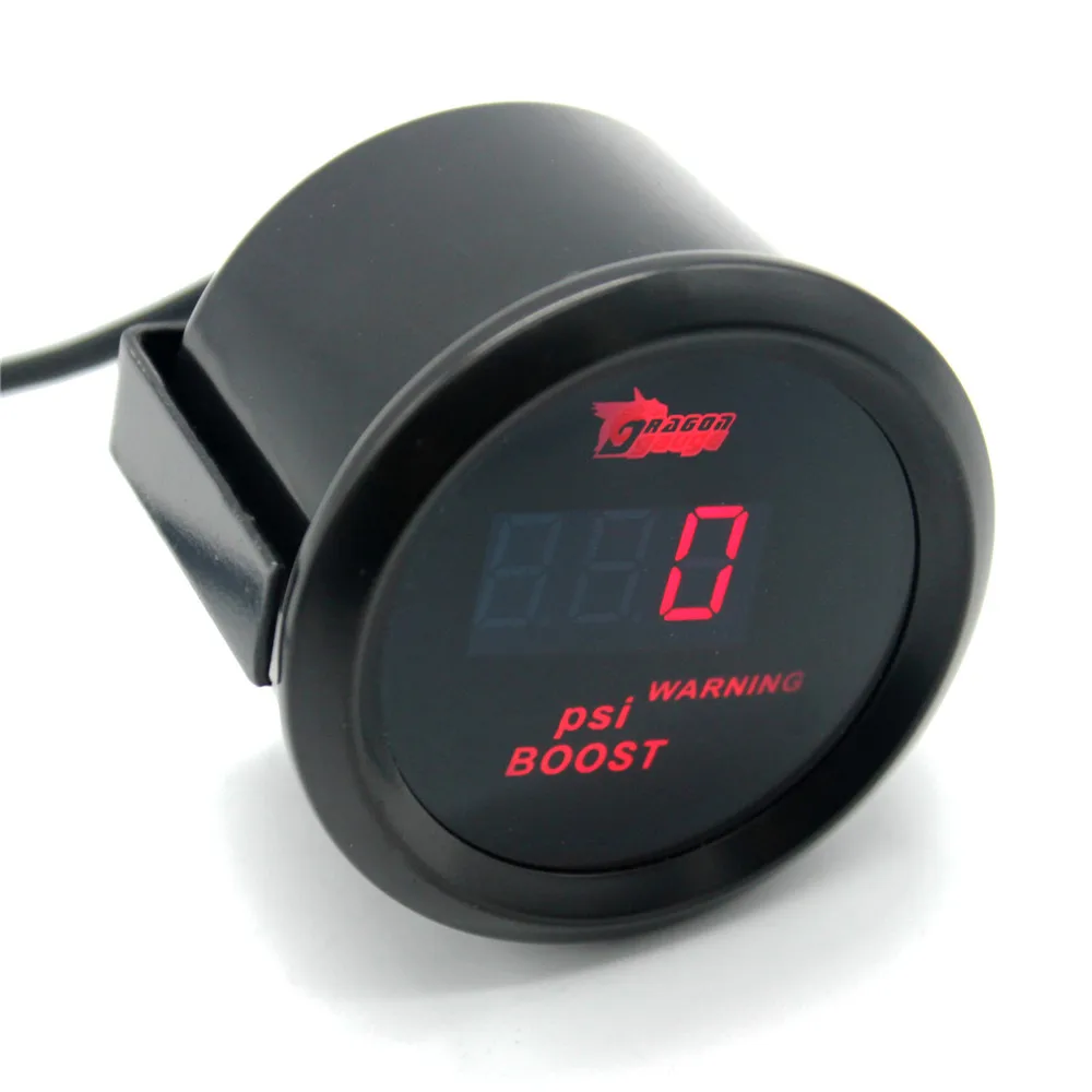 Buy 1 pcs 12V 52mm Refit a car Boost meter blue and